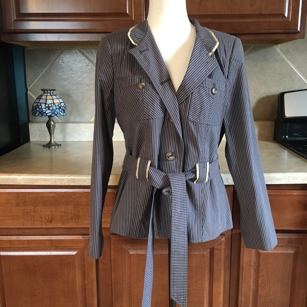 Apostrophe Light Jacket with Belt Size 10